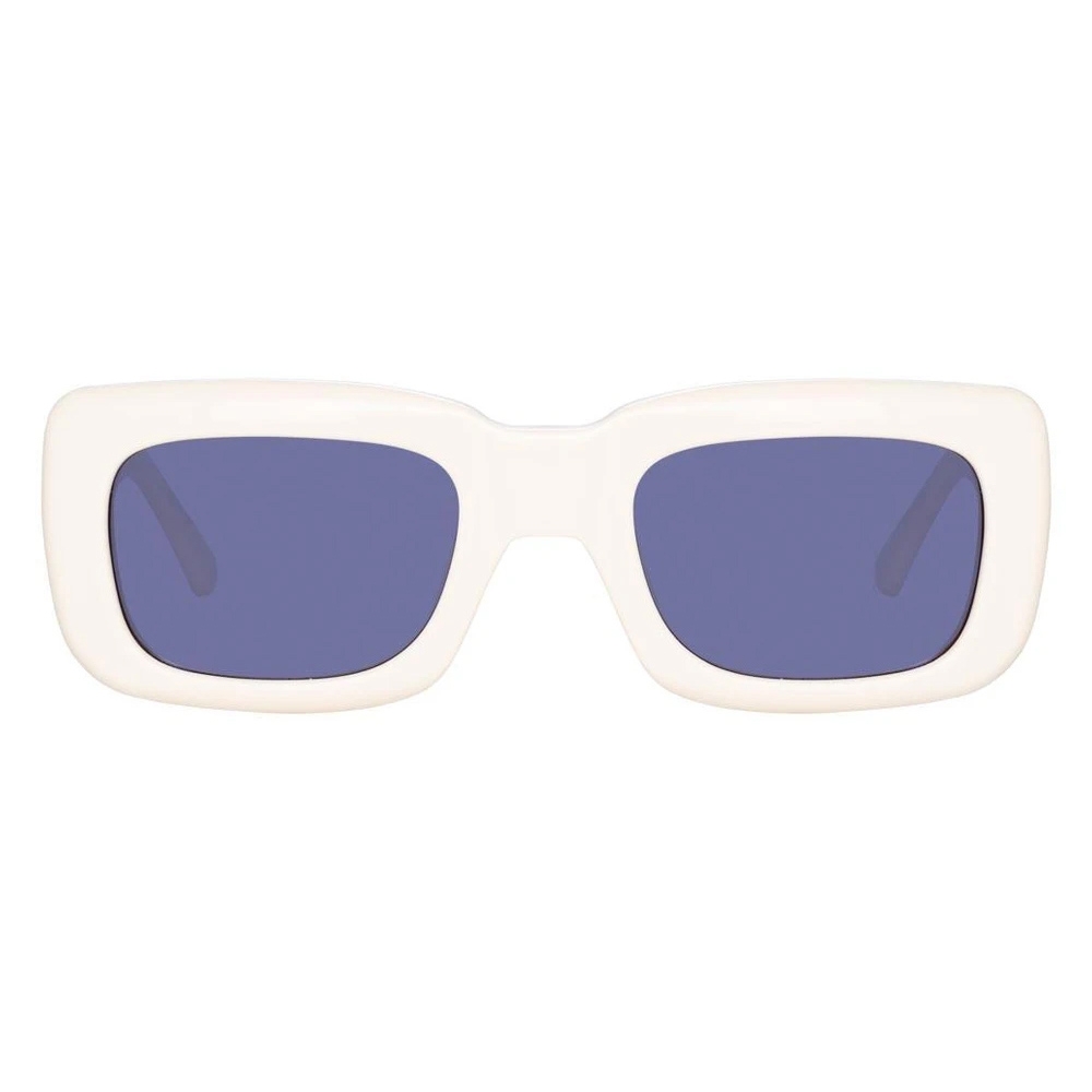 The Attico - The Attico Marfa Rectangular Sunglasses in Cream ...