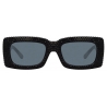 The Attico - The Attico Stella Occhiali da Sole Rettangolari in Nero - ATTICO6C1SUN - The Attico Eyewear by Linda Farrow