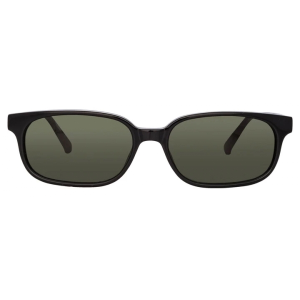 The Attico - The Attico Gigi Rectangular Sunglasses in Black - ATTICO9C1SUN - The Attico Eyewear by Linda Farrow