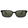 The Attico - The Attico Gigi Rectangular Sunglasses in Black - ATTICO9C1SUN - The Attico Eyewear by Linda Farrow