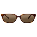 The Attico - The Attico Gigi Rectangular Sunglasses in Tortoiseshell - ATTICO9C2SUN - The Attico Eyewear by Linda Farrow