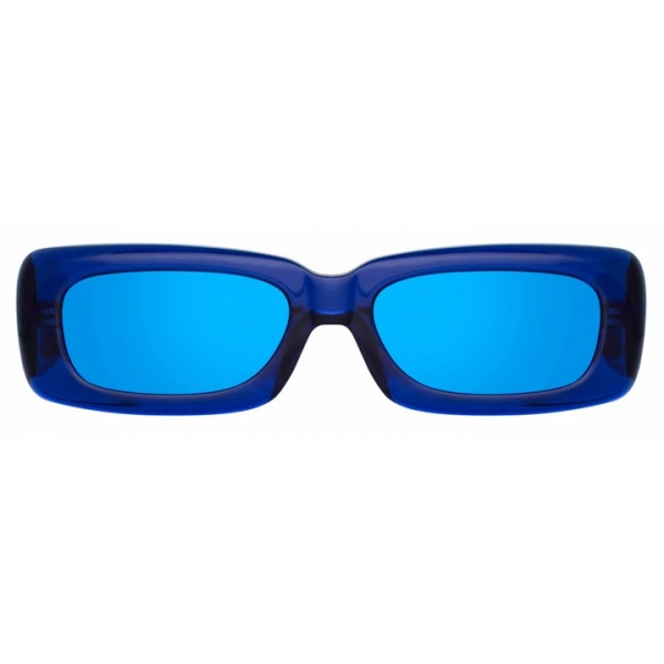 The Attico - The Attico Mini Marfa in Blue - ATTICO16C3SUN - Sunglasses - Official - The Attico Eyewear by Linda Farrow