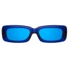 The Attico - The Attico Mini Marfa in Blu - ATTICO16C3SUN - Occhiali da Sole - Official - The Attico Eyewear by Linda Farrow