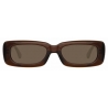 The Attico - The Attico Mini Marfa in Brown - ATTICO16C4SUN - Sunglasses - Official - The Attico Eyewear by Linda Farrow