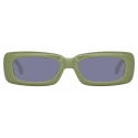 The Attico - The Attico Mini Marfa in Verde - ATTICO16C5SUN - Occhiali da Sole - Official - The Attico Eyewear by Linda Farrow