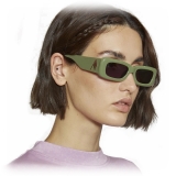 The Attico - The Attico Mini Marfa in Green - ATTICO16C5SUN - Sunglasses - Official - The Attico Eyewear by Linda Farrow