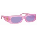 The Attico - The Attico Mini Marfa in Lilac - ATTICO16C2SUN - Sunglasses - Official - The Attico Eyewear by Linda Farrow