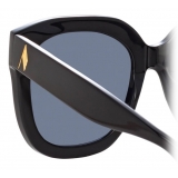 The Attico - The Attico Zoe Oversized Sunglasses in Black - ATTICO12C1SUN - The Attico Eyewear by Linda Farrow