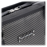 TecknoMonster - Dizzy - Business Bag in Aeronautical and Leather Carbon Fiber - Luxury - Handmade in Italy