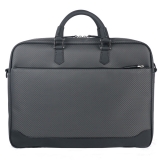 TecknoMonster - Avionika - Business Bag in Aeronautical and Leather Carbon Fiber - Luxury - Handmade in Italy