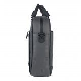 TecknoMonster - Avionika - Business Bag in Aeronautical and Leather Carbon Fiber - Luxury - Handmade in Italy