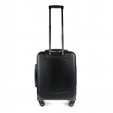 TecknoMonster - Trolley Akille Flap Black in Carbon Fiber - Aeronautical Carbon Trolley Suitcase