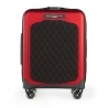TecknoMonster - Trolley Akille Flap Red in Carbon Fiber - Aeronautical Carbon Trolley Suitcase