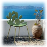 Qeeboo - Filicudi Chair - Set of 2 Pieces - Nero Ottone - Sedia Qeeboo by Stefano Giovannoni - Arredo - Casa