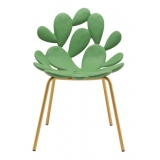 Qeeboo - Filicudi Chair - Set of 2 Pieces - Balsamo Verde Ottone - Sedia Qeeboo by Stefano Giovannoni - Arredo - Casa