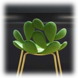 Qeeboo - Filicudi Chair - Set of 2 Pieces - Balsam Green Brass - Qeeboo Chair by Stefano Giovannoni - Furnishing - Home