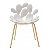 Qeeboo - Filicudi Chair - Set of 2 Pieces - Bianco Ottone - Sedia Qeeboo by Stefano Giovannoni - Arredo - Casa