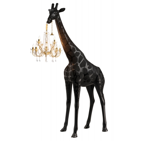Qeeboo - Giraffe in Love Indoor - Nero - Lampadario Qeeboo by Marcantonio - Illuminazione - Casa