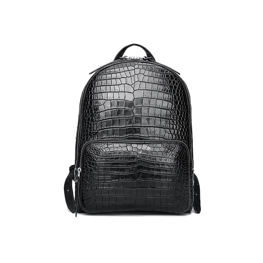 Hård ring Bordenden bad Jovanny Capri - Splendid Chrocodile Backpack - Leather Backpack - Luxury  High Quality - Avvenice