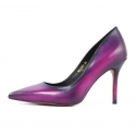 Jovanny Capri - Beautiful Shoes - Violet - Women's Stiletto - Patina Effect - Leather Shoes - Luxury High Quality