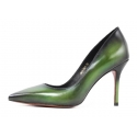 Jovanny Capri - Beautiful Shoes - Green - Women's Stiletto - Patina Effect - Leather Shoes - Luxury High Quality