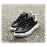Jovanny Capri - Scarpe Sneakers - Effetto Patina - Handmade in Italy - Scarpe in Pelle - Alta Qualità Luxury