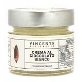 Vincente Delicacies - Crema al Cioccolato Bianco - Creme Spalmabili Artigianali - 90 g
