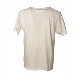 C.P. Company - Basic T-Shirt with Small Writing - White - Luxury Exclusive Collection
