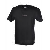 C.P. Company - Basic T-Shirt with Small Writing - Black - Luxury Exclusive Collection