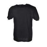 C.P. Company - Basic T-Shirt with Small Writing - Black - Luxury Exclusive Collection