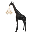 Qeeboo - Giraffe in Love M - Black - Qeeboo Chandelier by Marcantonio - Lighting - Home