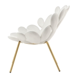 Qeeboo - Filicudi - White Brass - Qeeboo Chair by Stefano Giovannoni - Furniture - Home
