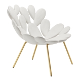 Qeeboo - Filicudi - White Brass - Qeeboo Chair by Stefano Giovannoni - Furniture - Home