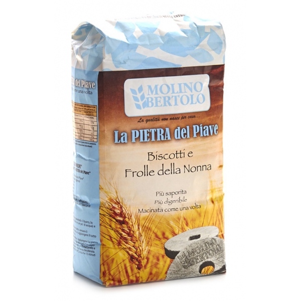 Molino Bertolo - La Pietra del Piave® Biscuits and Shortcrust - Soft Wheat Flour Type 1 - 1 Kg