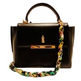 Maison Fagiano - Calfskin - Black - Artisan Bag - The New City Exclusive Collection - Luxury - Handmade in Italy