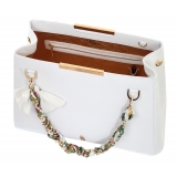 Maison Fagiano - Deerskin Leather - Optic White - Artisan Bag - New Work Exclusive Collection - Luxury - Handmade in Italy