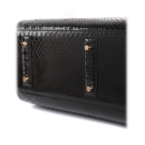 Maison Fagiano - Python Leather - Black - Artisan Bag - New Work Exclusive Collection - Luxury - Handmade in Italy