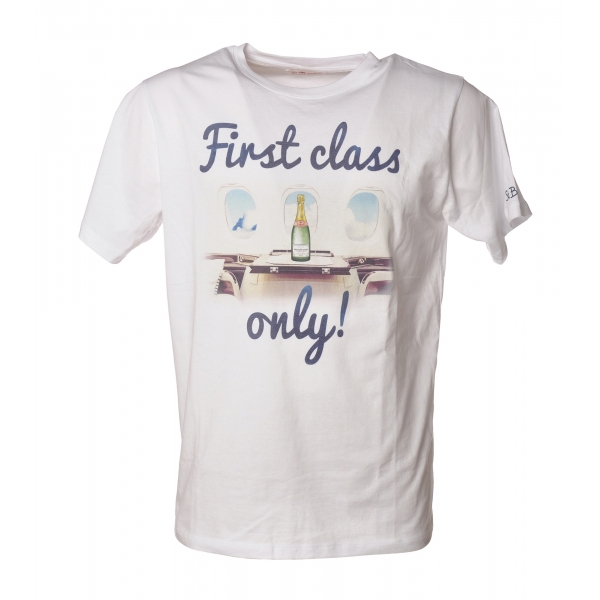 MC2 Saint Barth - T-Shirt Man Only First 01N - Bianco - Luxury Exclusive Collection