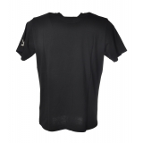 MC2 Saint Barth - T-Shirt Portofino Emb Pirates Champ 00 - Nero - Luxury Exclusive Collection