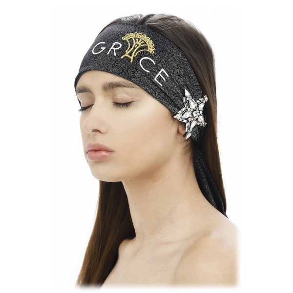 Grace - Grazia di Miceli - Fascia Acquarius - Headband - Luxury Exclusive Collection - Made in Italy - High Quality Headband