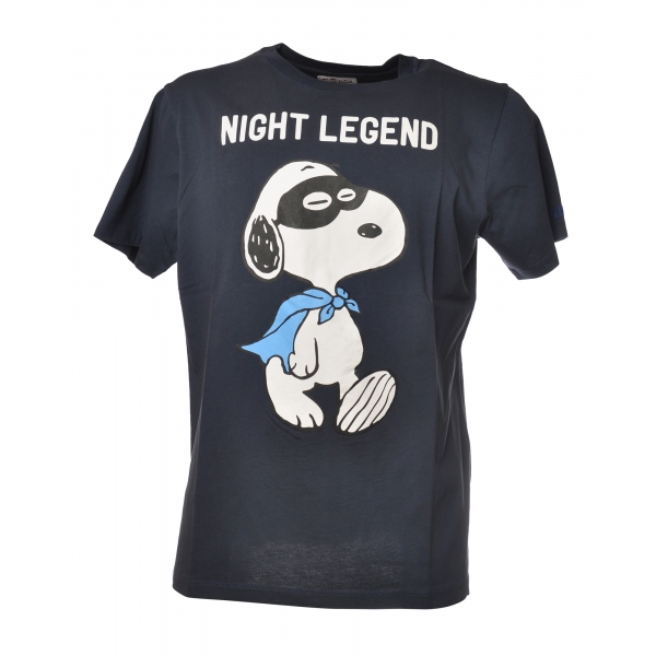 MC2 Saint Barth - T-Shirt Snoopy Night Legend - Blue - Luxury Exclusive Collection