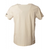 MC2 Saint Barth - T-Shirt Arnott Cash Only - Cream White - Luxury Exclusive Collection
