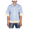 Poggianti 1985 - Camicia Fantasia Manica Corta - Handmade in Italy - New Luxury Exclusive Collection