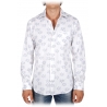 Poggianti 1985 - Camicia Fil Coupe con Tasca - Handmade in Italy - New Luxury Exclusive Collection