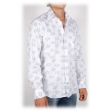 Poggianti 1985 - Fil Coupe Shirt with Pocket - Handmade in Italy - New Luxury Exclusive Collection