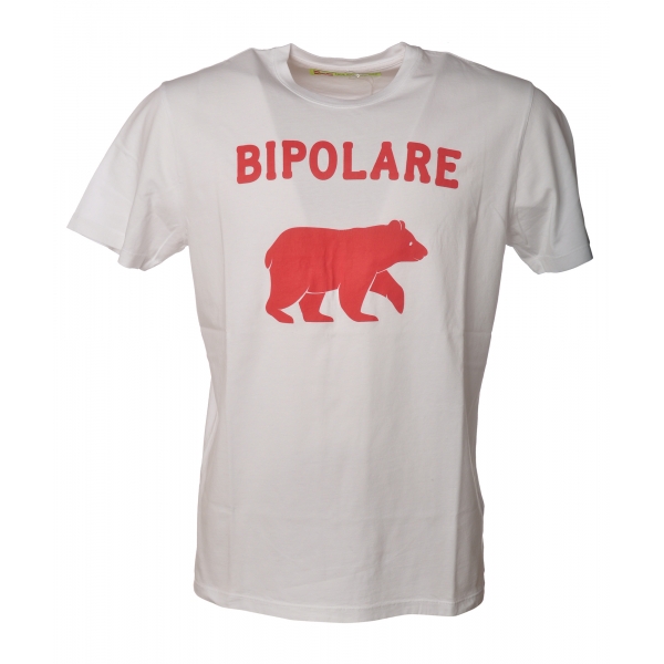 MC2 Saint Barth - T-Shirt Orso Bipolare - Bianco - Luxury Exclusive Collection