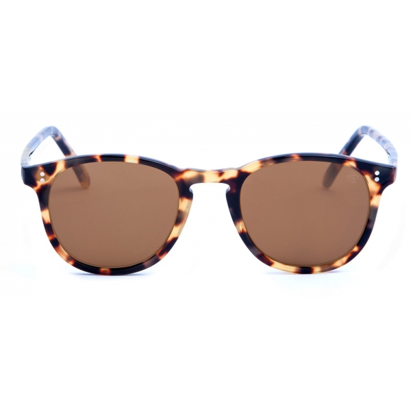 David Marc -  LUCIANO A25 - Blonde Havana - Sunglasses - Handmade in Italy - David Marc Eyewear