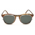 David Marc - LUCIANO SUN - CLIP SILVER - Sunglasses - Handmade in Italy - David Marc Eyewear
