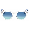 David Marc - JONNY CHP-A25 - Blonde Havana Transparent - Occhiali da Sole - Handmade in Italy - David Marc Eyewear