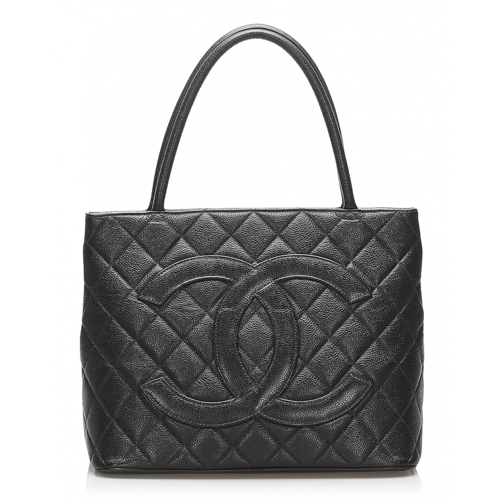 Chanel Vintage - 2018 Quilted PVC Large Coco Splash Shopping Tote Bag - Blue  - PVC Handbag - Luxury High Quality - Avvenice